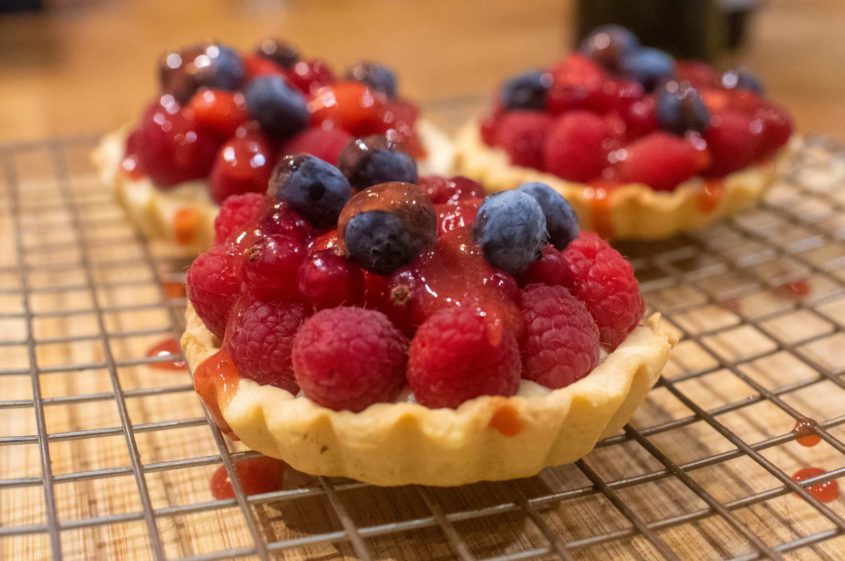fruit tart family cooking class