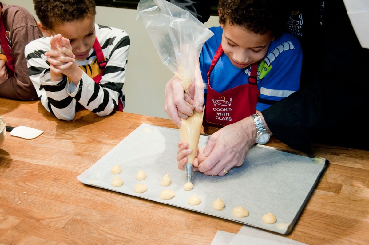 French cooking kids class