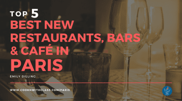 New restaurants and bars Paris