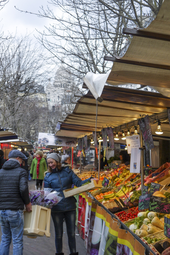 Paris food market
