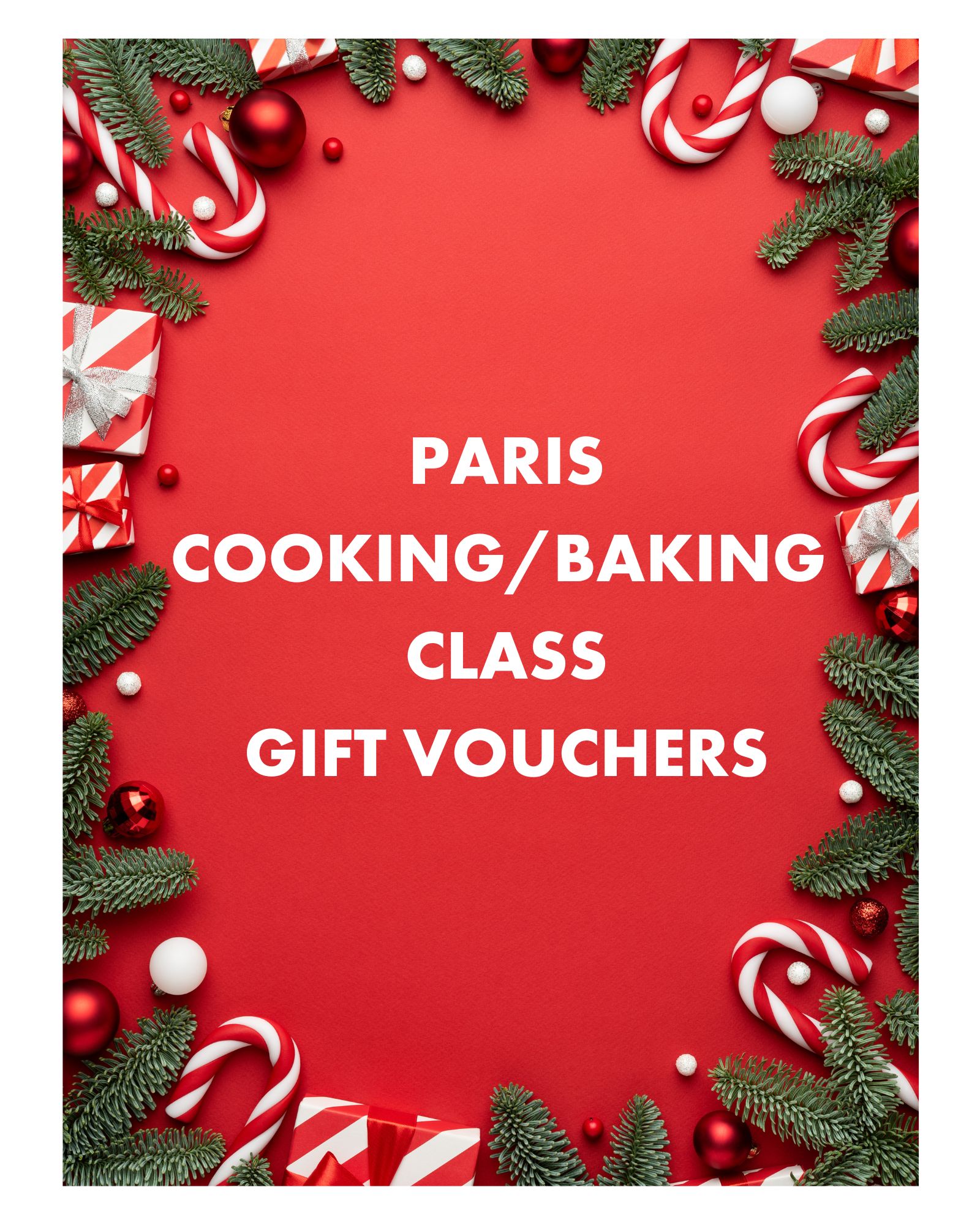 COOKING CLASS GIFT VOUCHER