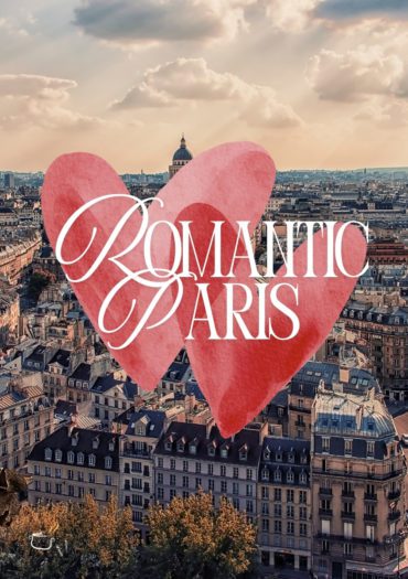 Paris romance - romatic scene in paris