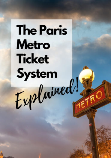how to use the metro in paris