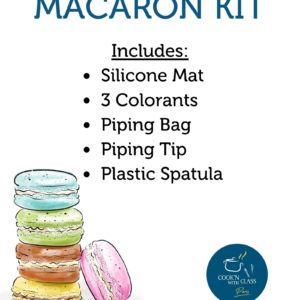 macaron kit label