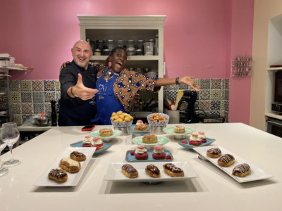 eclair and choux pastry class in paris