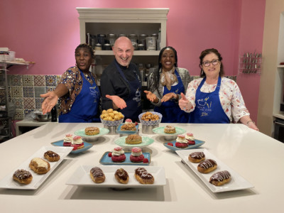 eclair and choux pastry class in paris