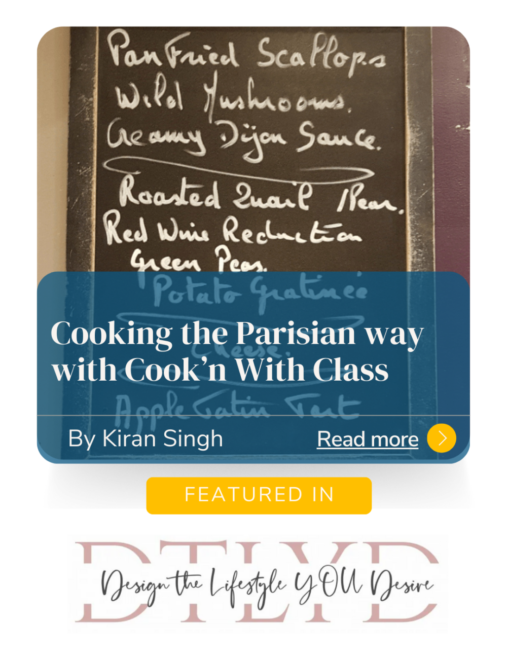 Cook'n With Class in the press